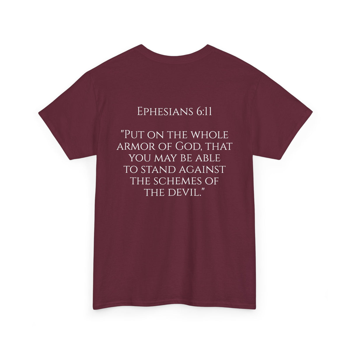 "Light Defeats Darkness" October Holliday Line edition T-Shirt — "Darkness Appeared He Need It Not" Graphic Tee (Ephesians 6:11)