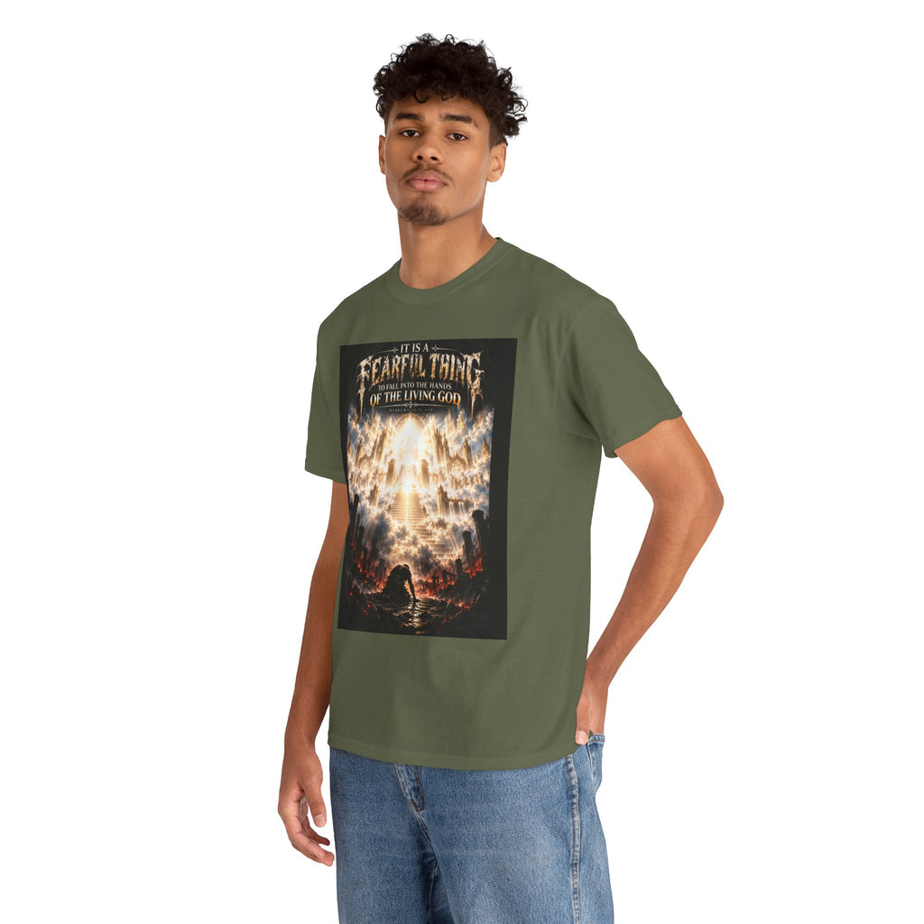 Fear of the Living God T-Shirt – ‘Be Wise Fear Yahweh’ Scripture Tee (Prov 9:10)