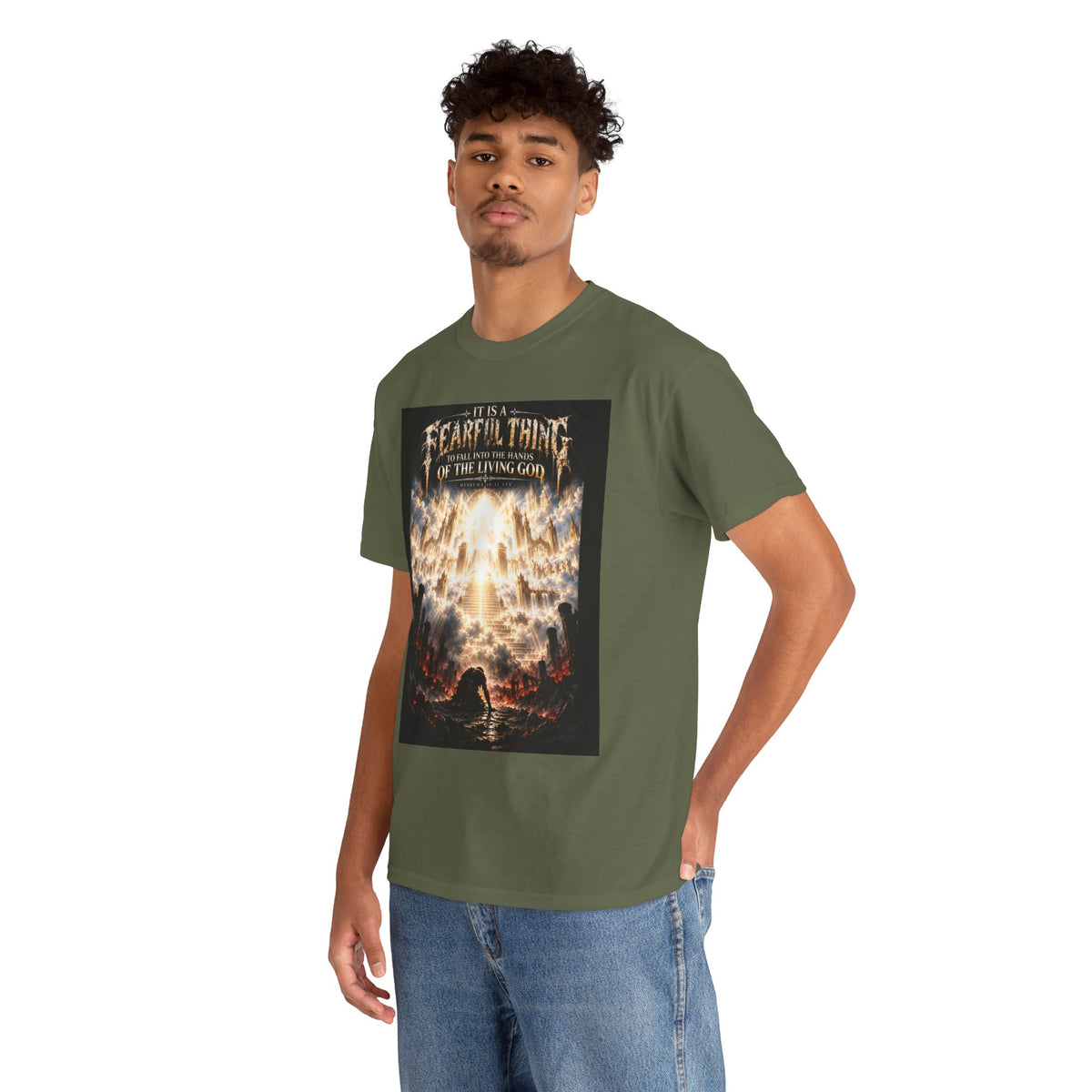 Fear of the Living God T-Shirt – ‘Be Wise Fear Yahweh’ Scripture Tee (Prov 9:10)