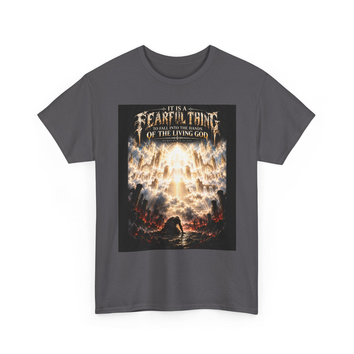 Fear of the Living God T-Shirt – ‘Be Wise Fear Yahweh’ Scripture Tee (Prov 9:10)