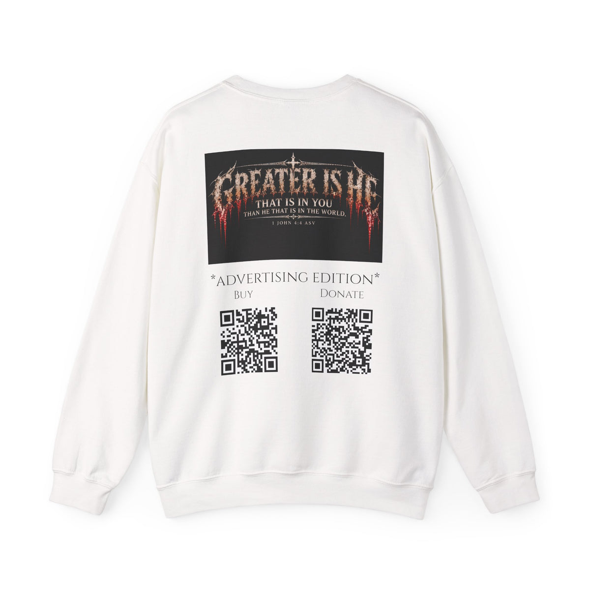 "Greater Is He" Ad Edition Holiday October Edition Cross Design