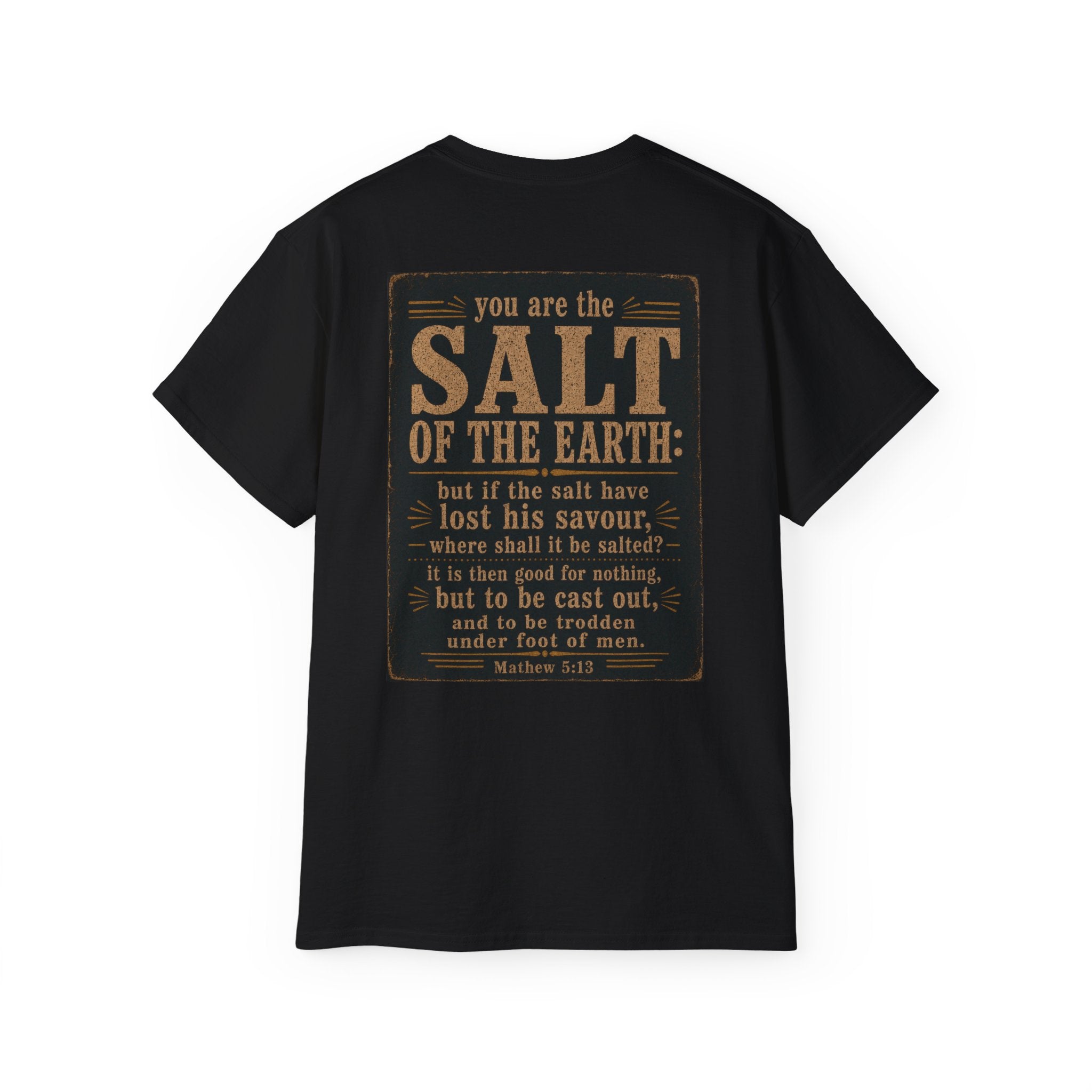 Be Salty T-Shirt — 'You Are the Salt of the Earth' Christian Vintage Tee