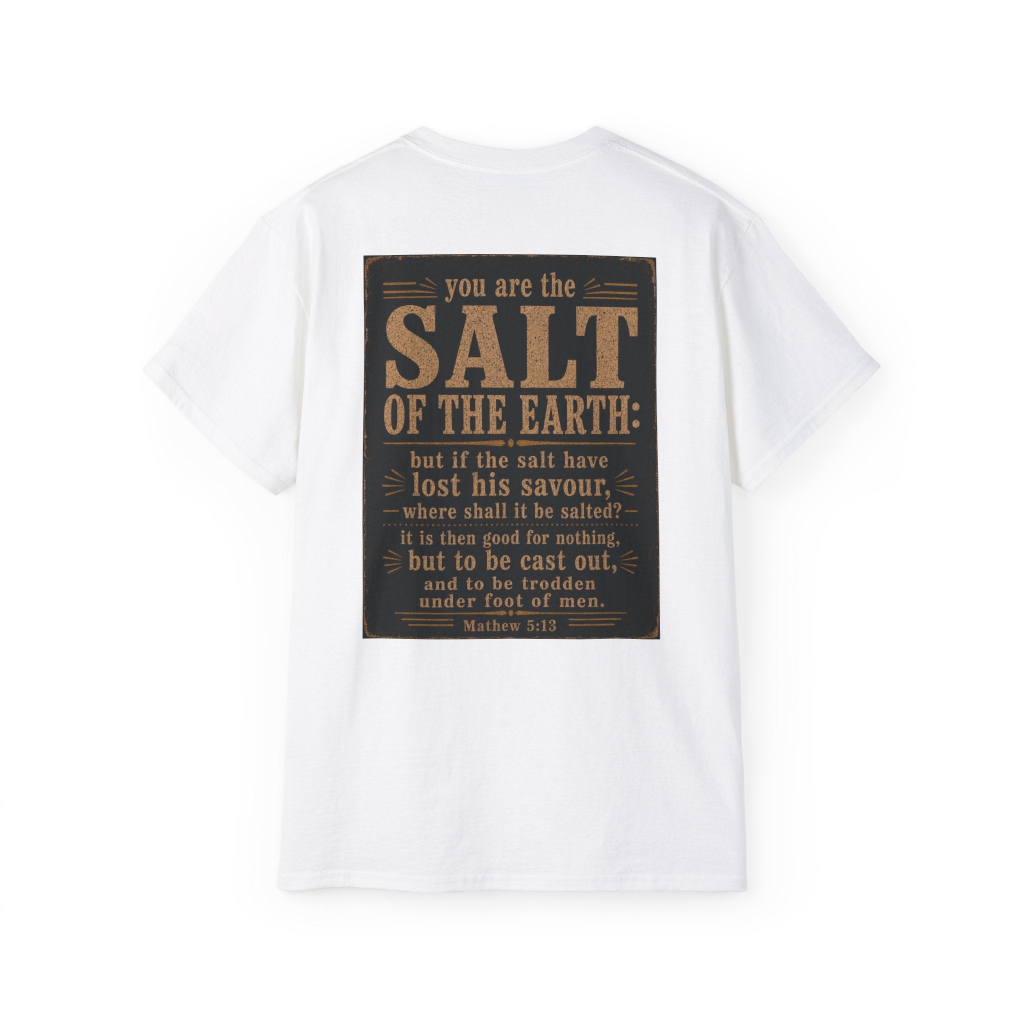 Be Salty T-Shirt — 'You Are the Salt of the Earth' Christian Vintage Tee
