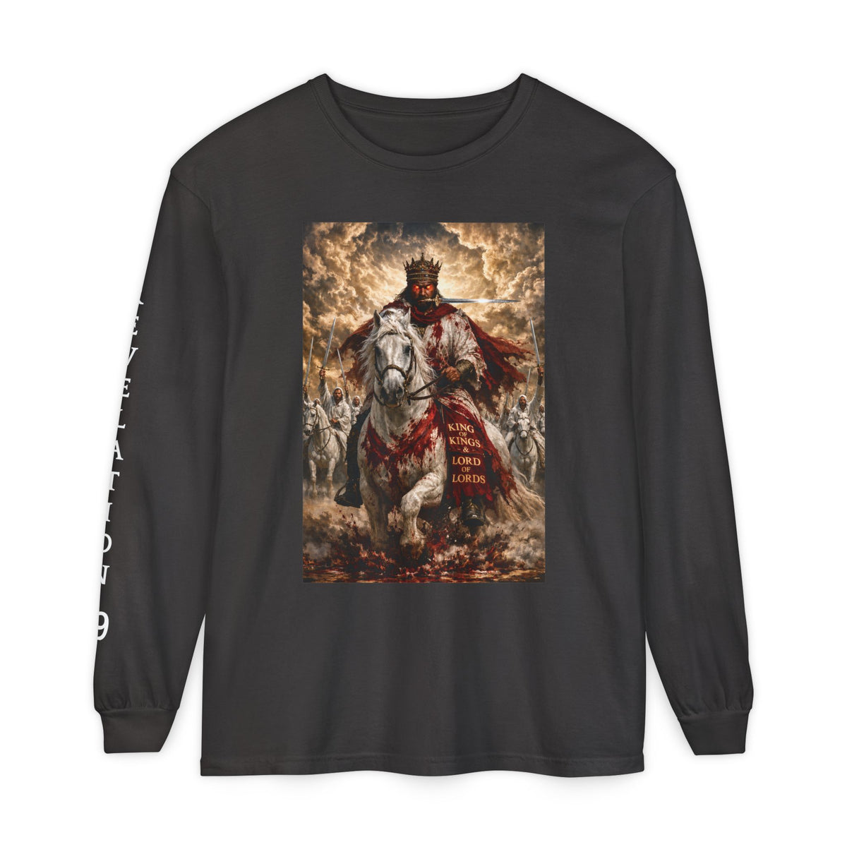 Jesus Is Lord Long Sleeve Tee — Regal Christian Warrior Graphic Shirt
