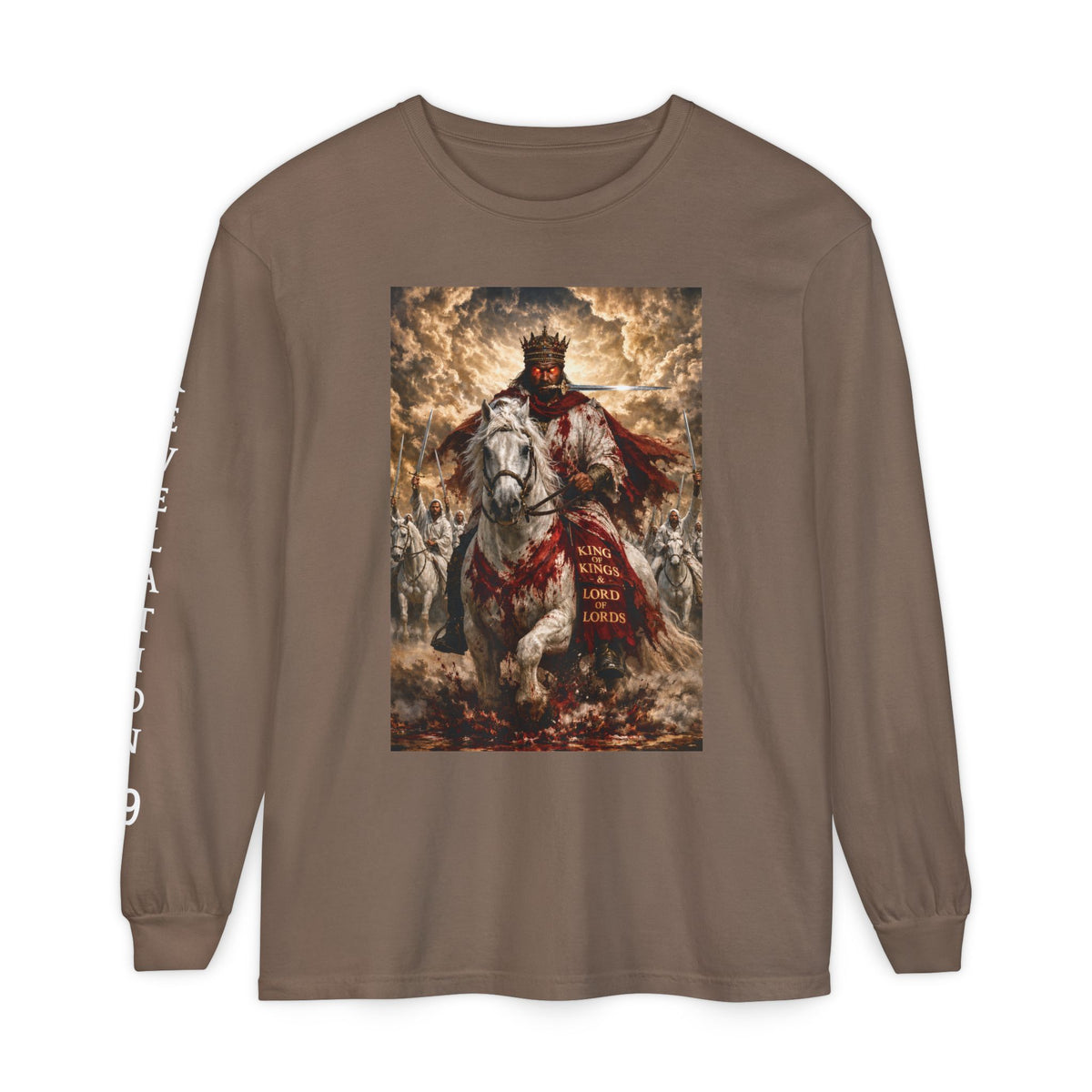 Jesus Is Lord Long Sleeve Tee — Regal Christian Warrior Graphic Shirt