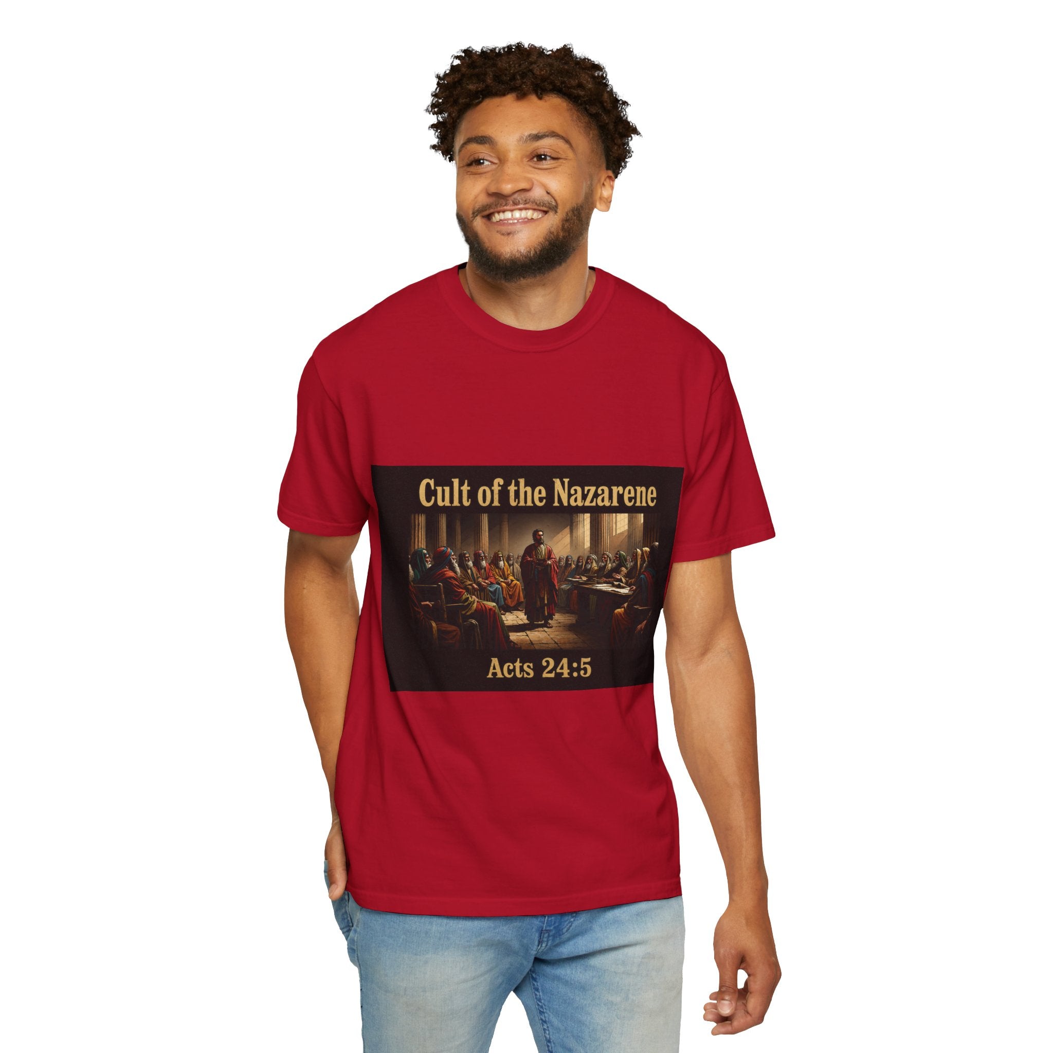 Acts 24:5 Unisex Comfort Dyed T-shirt
