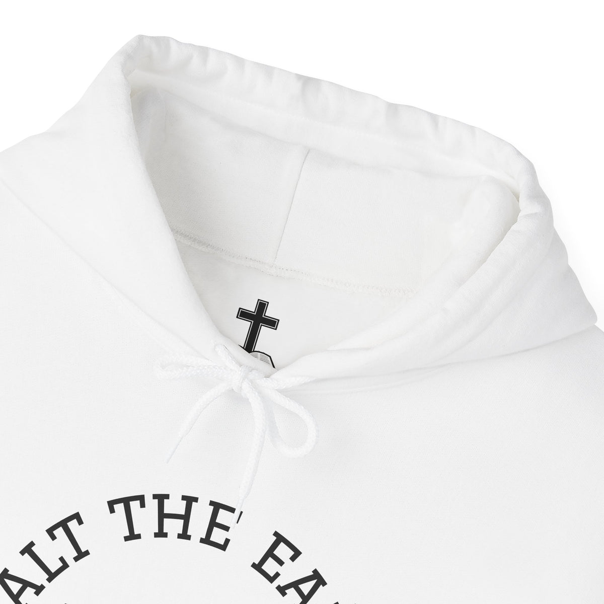 Salt the Earth Hoodie — "Salt the Earth" Matthew 5:13 Christian Graphic Pullover