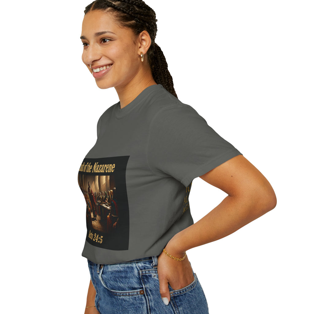 Acts 24:5 Unisex Comfort Dyed T-shirt