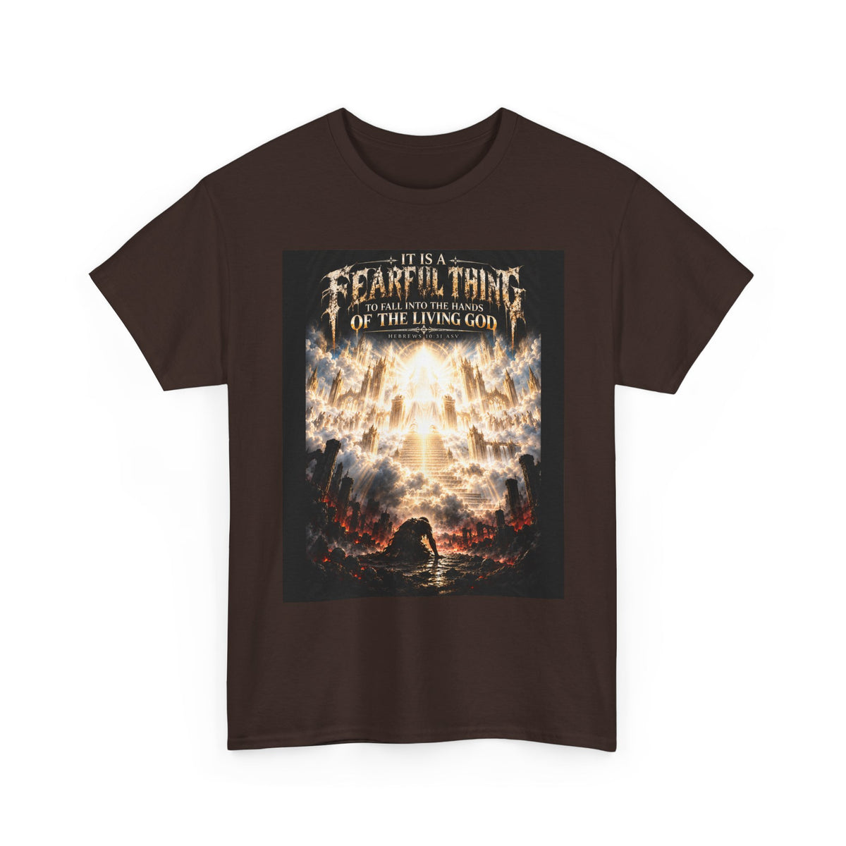 Fear of the Living God T-Shirt – ‘Be Wise Fear Yahweh’ Scripture Tee (Prov 9:10)