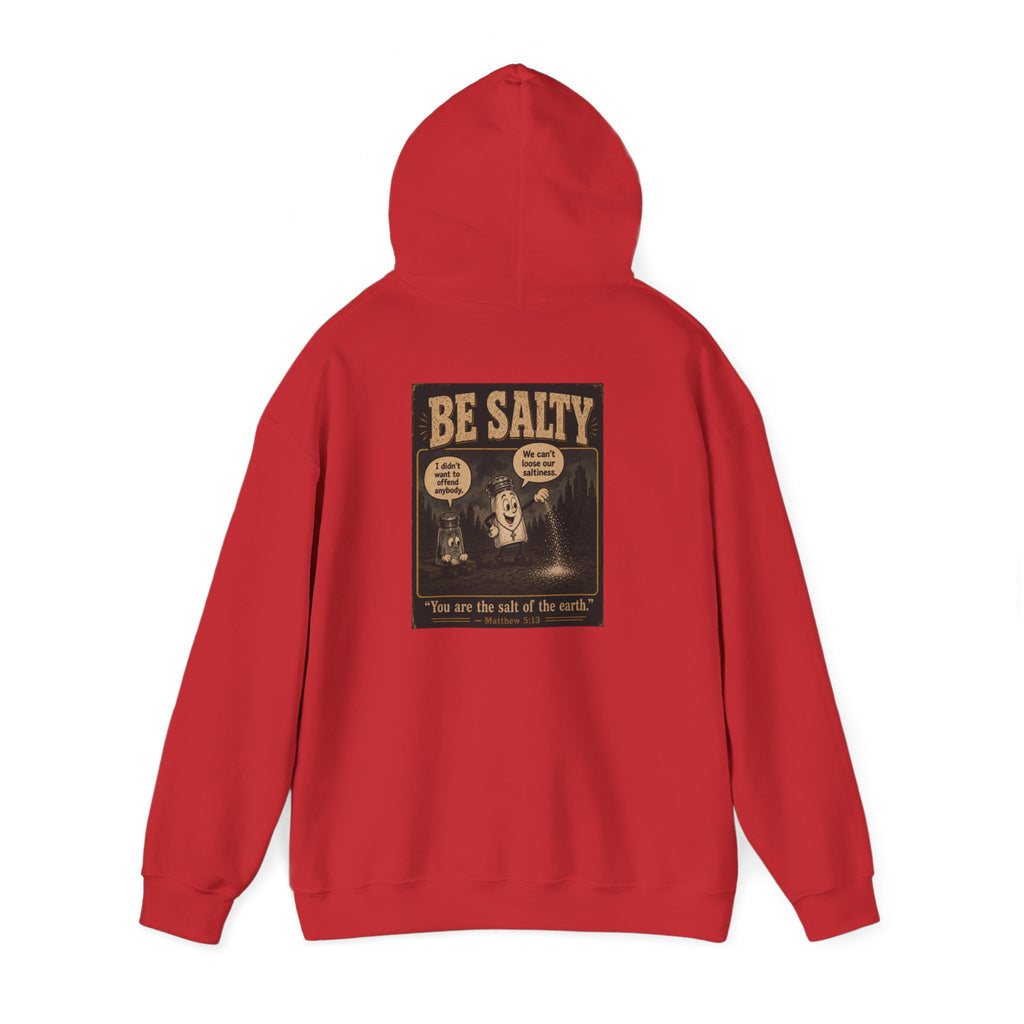Salt the Earth Hoodie — "Salt the Earth" Matthew 5:13 Christian Graphic Pullover