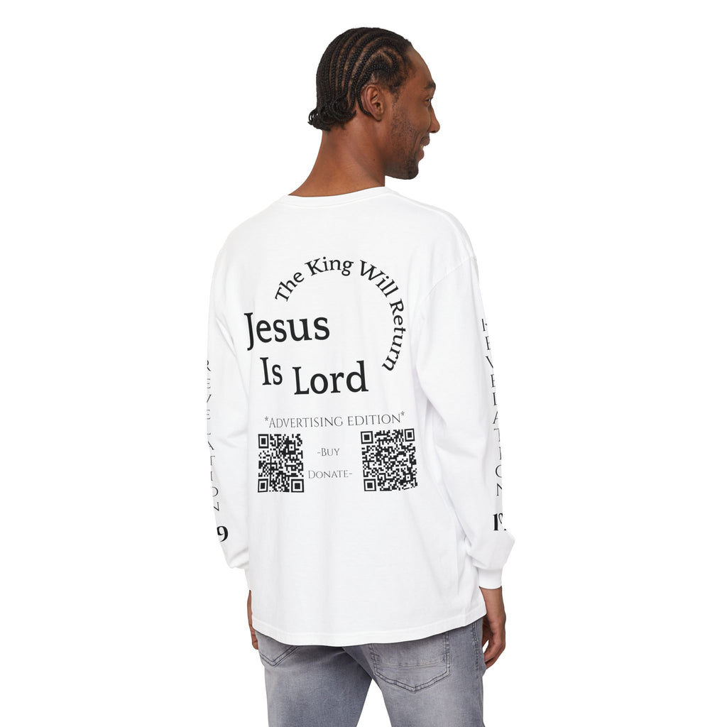 Jesus Is Lord Ad Edition Long Sleeve Tee — Regal Christian Warrior Graphic Shirt