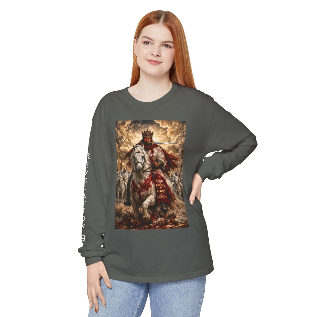 Jesus Is Lord Long Sleeve Tee — Regal Christian Warrior Graphic Shirt