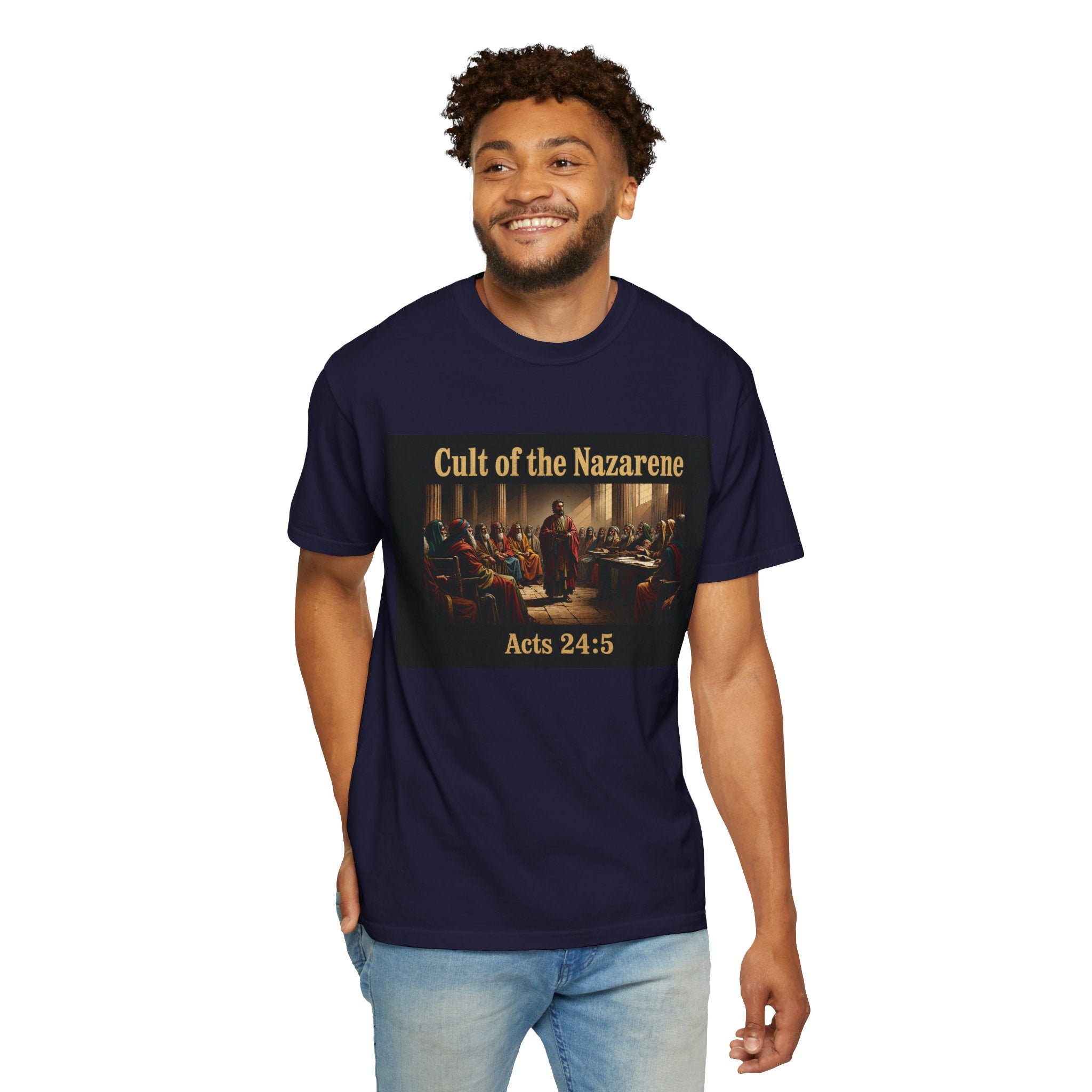 Acts 24:5 Unisex Comfort Dyed T-shirt