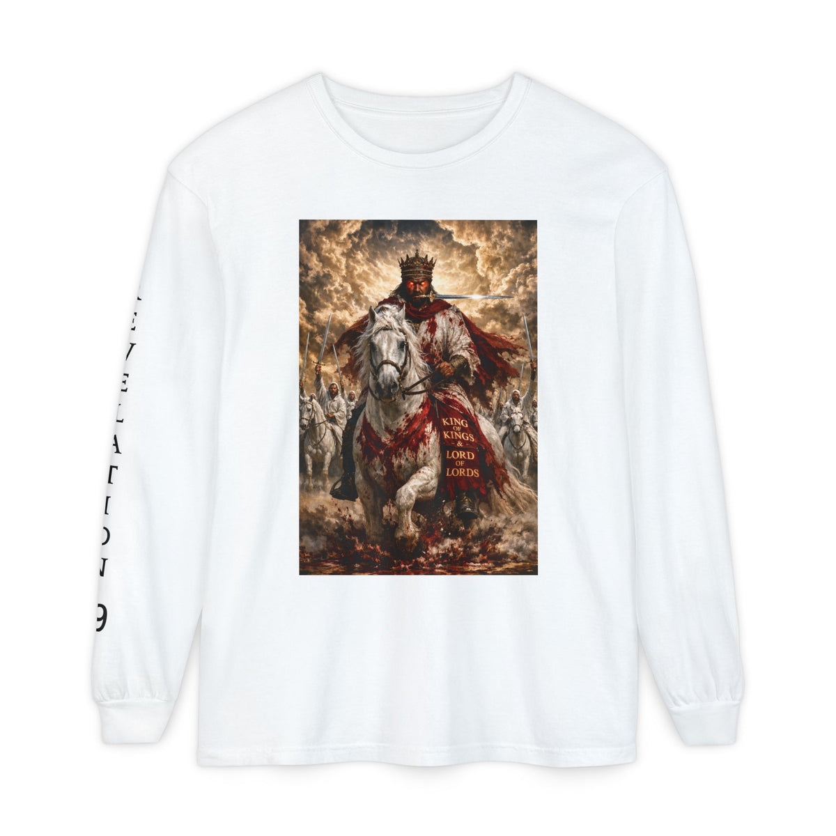Jesus Is Lord Long Sleeve Tee — Regal Christian Warrior Graphic Shirt