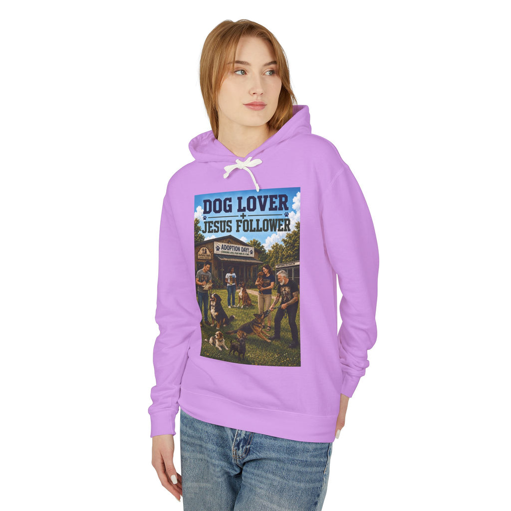 "Ad version" Dog Lover Hoodie — Proverbs 12:10 Christian Pet Sweatshirt
