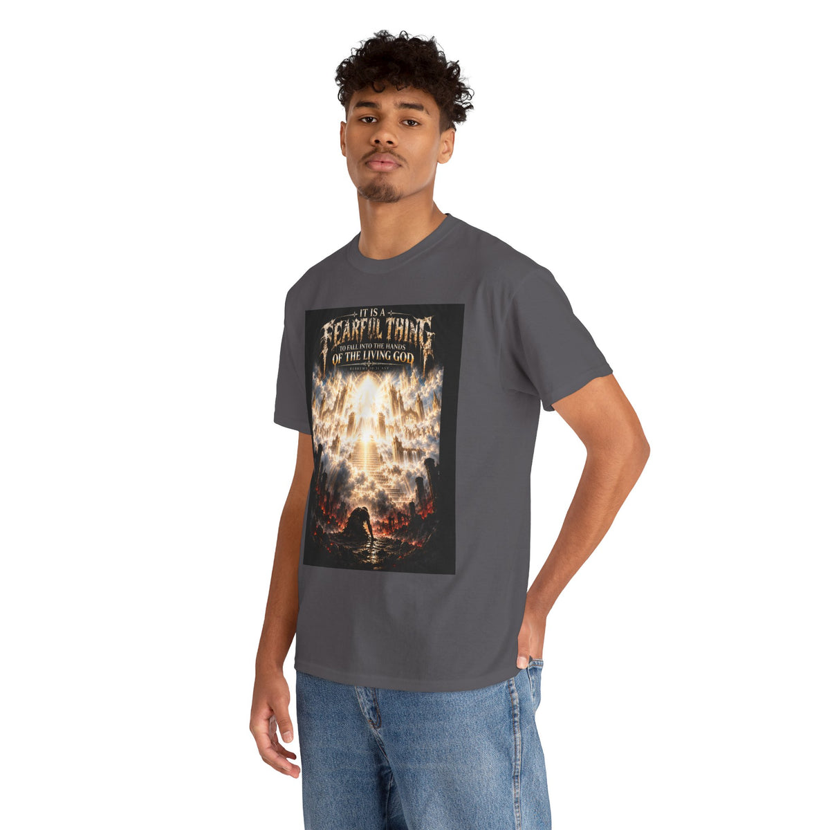 Fear of the Living God T-Shirt – ‘Be Wise Fear Yahweh’ Scripture Tee (Prov 9:10)