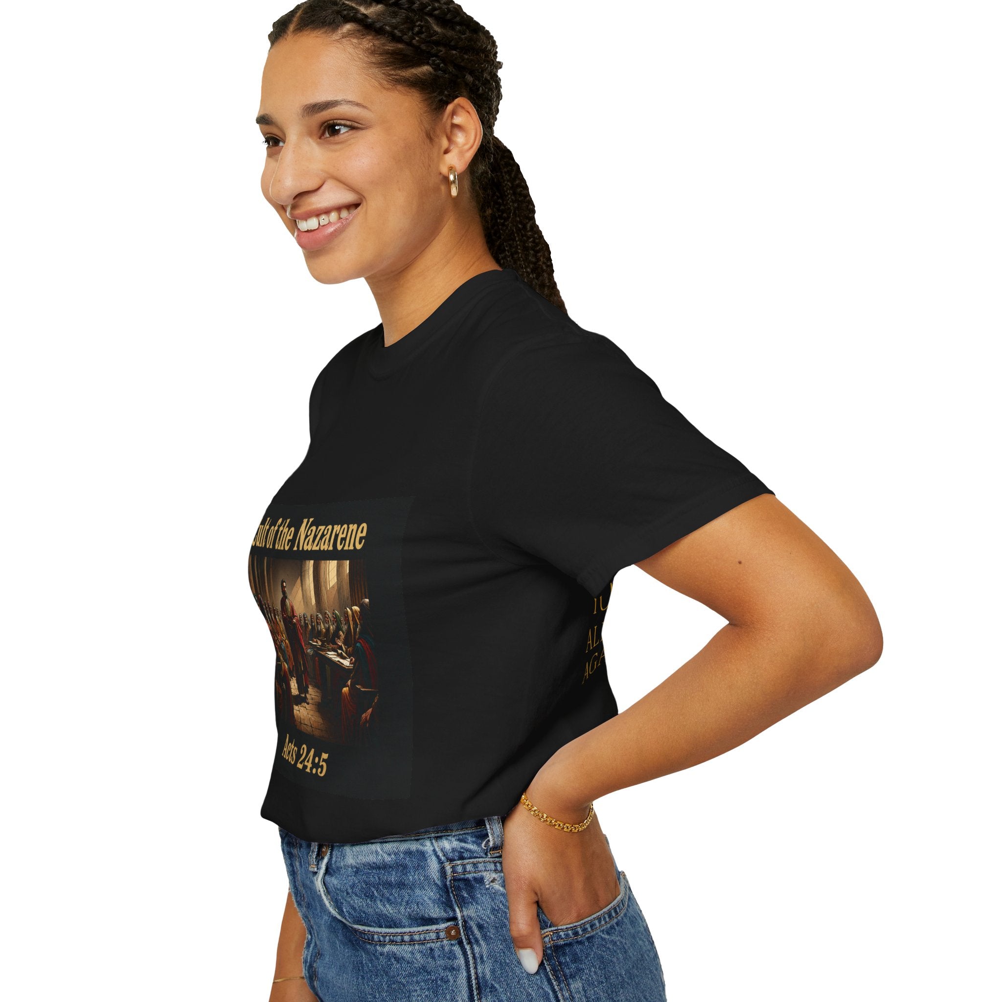 Acts 24:5 Unisex Comfort Dyed T-shirt