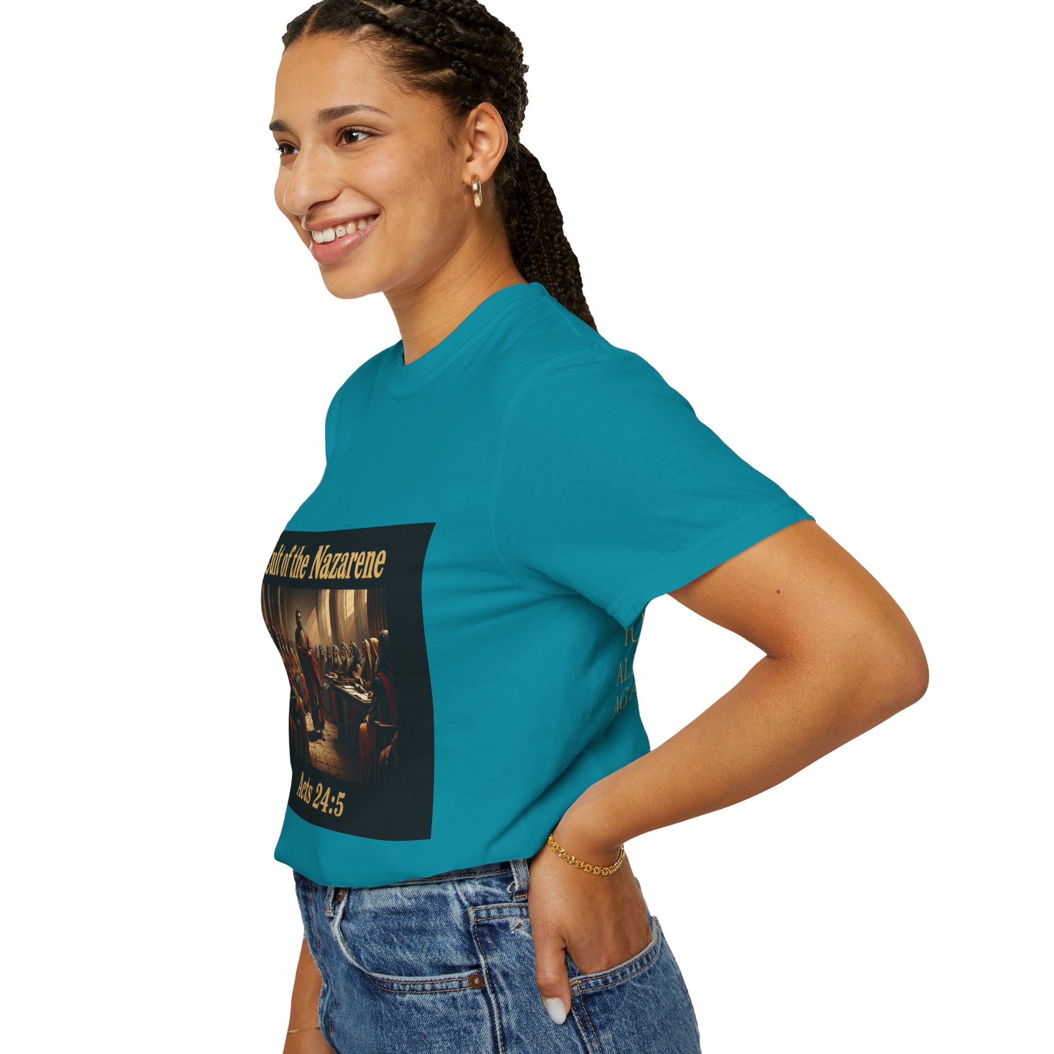 Acts 24:5 Unisex Comfort Dyed T-shirt