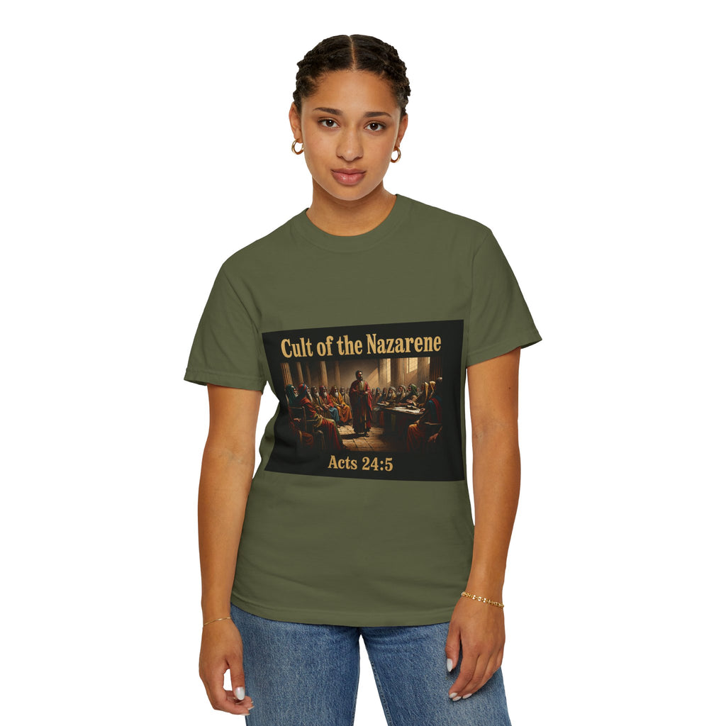 Acts 24:5 Unisex Comfort Dyed T-shirt