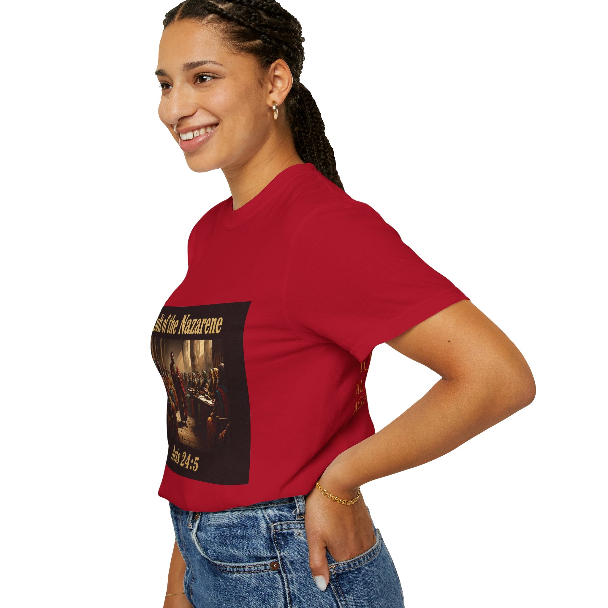 Acts 24:5 Unisex Comfort Dyed T-shirt