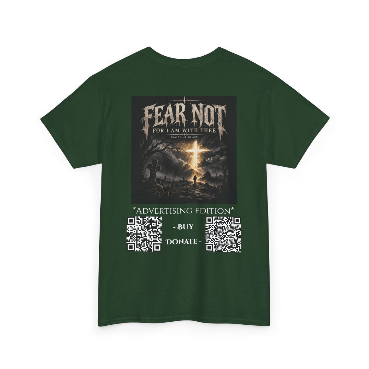 Fear Not Ad Edition Holiday Line October Edition scripture Tee —  Christian Graphic T-Shirt