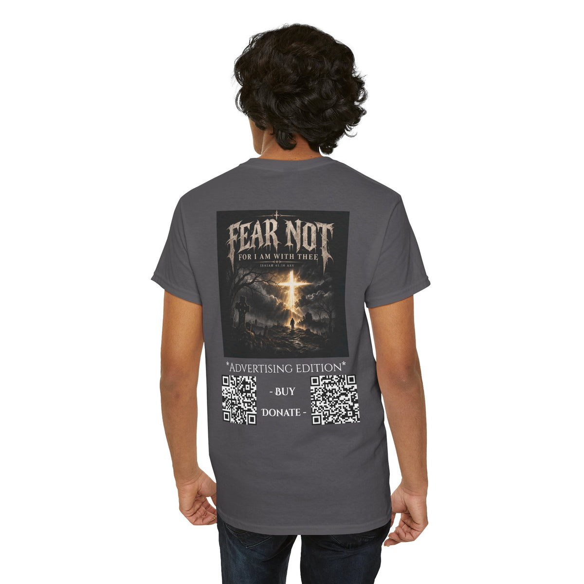 Fear Not Ad Edition Holiday Line October Edition scripture Tee —  Christian Graphic T-Shirt