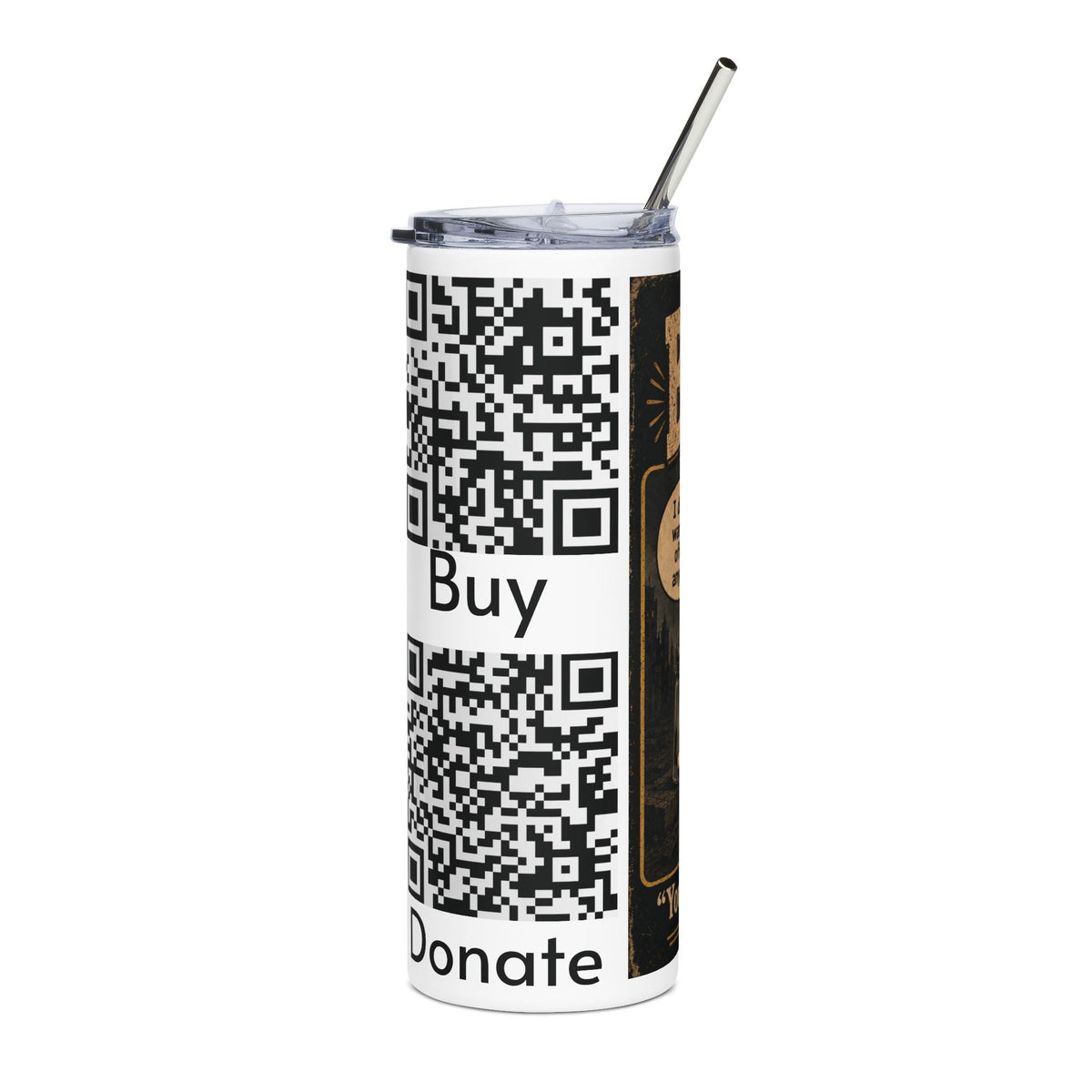 Be Salty Tumbler "Ad Version" — 20oz Stainless Steel Inspirational Travel Mug
