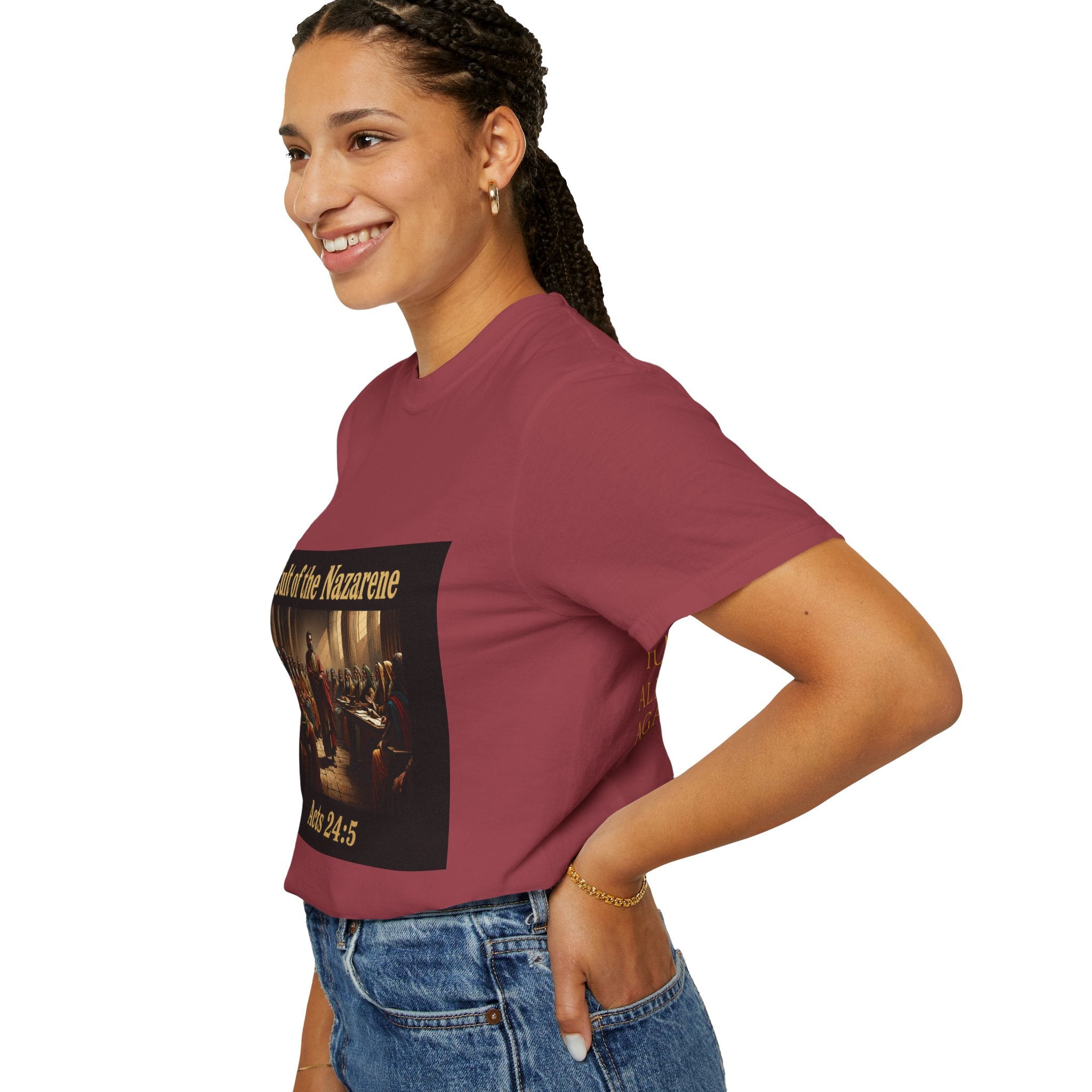 Acts 24:5 Unisex Comfort Dyed T-shirt