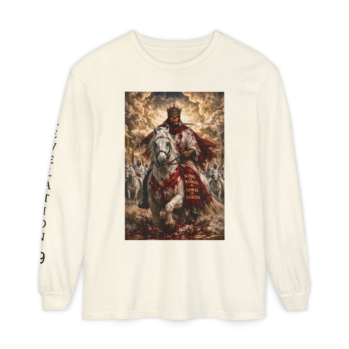 Jesus Is Lord Long Sleeve Tee — Regal Christian Warrior Graphic Shirt