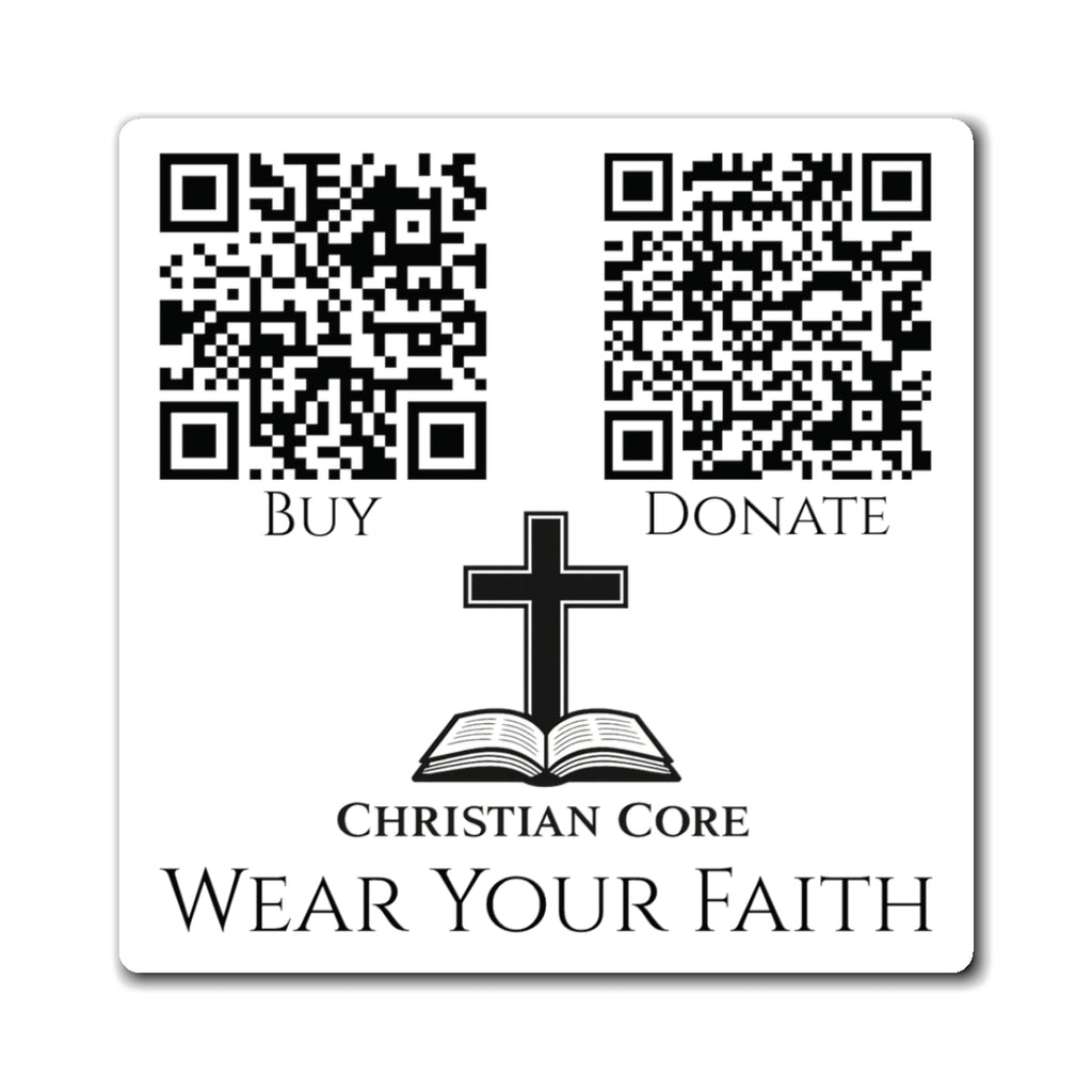 "Ad version" Christian Core Magnet — Inspirational Gospel Outreach Refrigerator Magnet