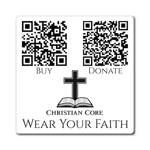 "Ad version" Christian Core Magnet — Inspirational Gospel Outreach Refrigerator Magnet