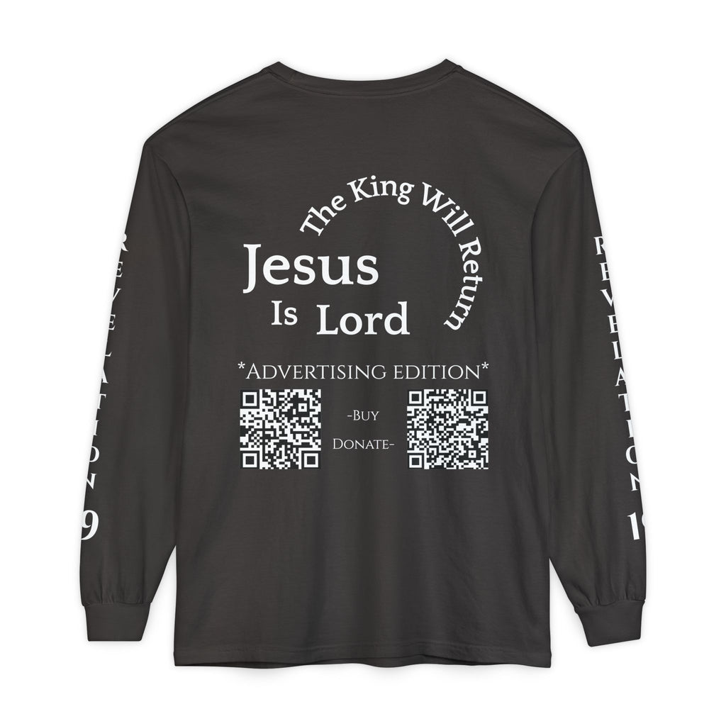 Jesus Is Lord Ad Edition Long Sleeve Tee — Regal Christian Warrior Graphic Shirt