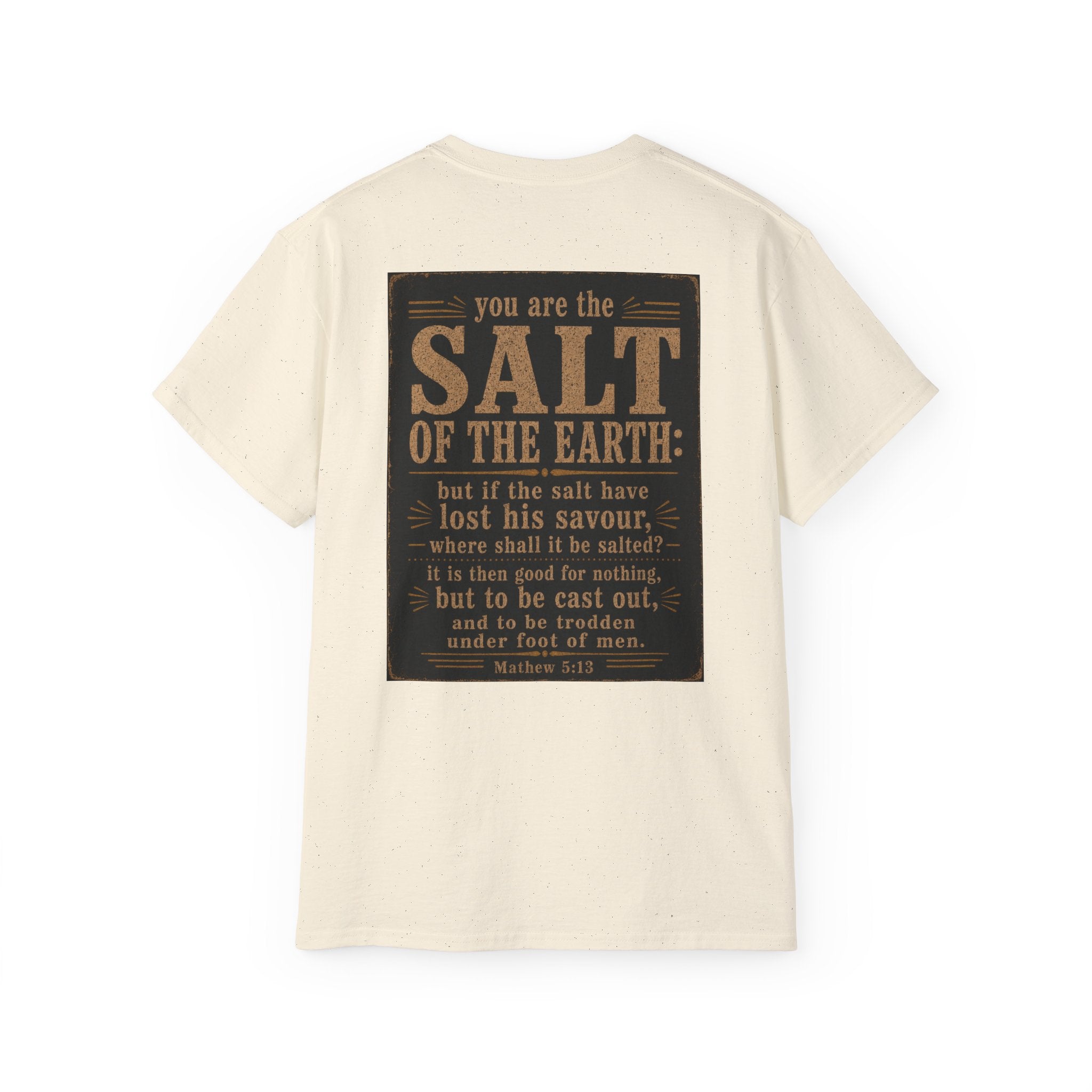 Be Salty T-Shirt — 'You Are the Salt of the Earth' Christian Vintage Tee