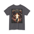 "Greater Is He" October Holliday line Edition Cross Faith Christian Graphic Tee - T-Shirt