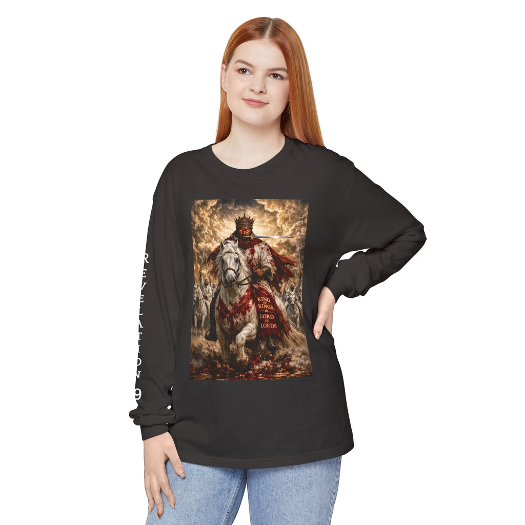 Jesus Is Lord Long Sleeve Tee — Regal Christian Warrior Graphic Shirt