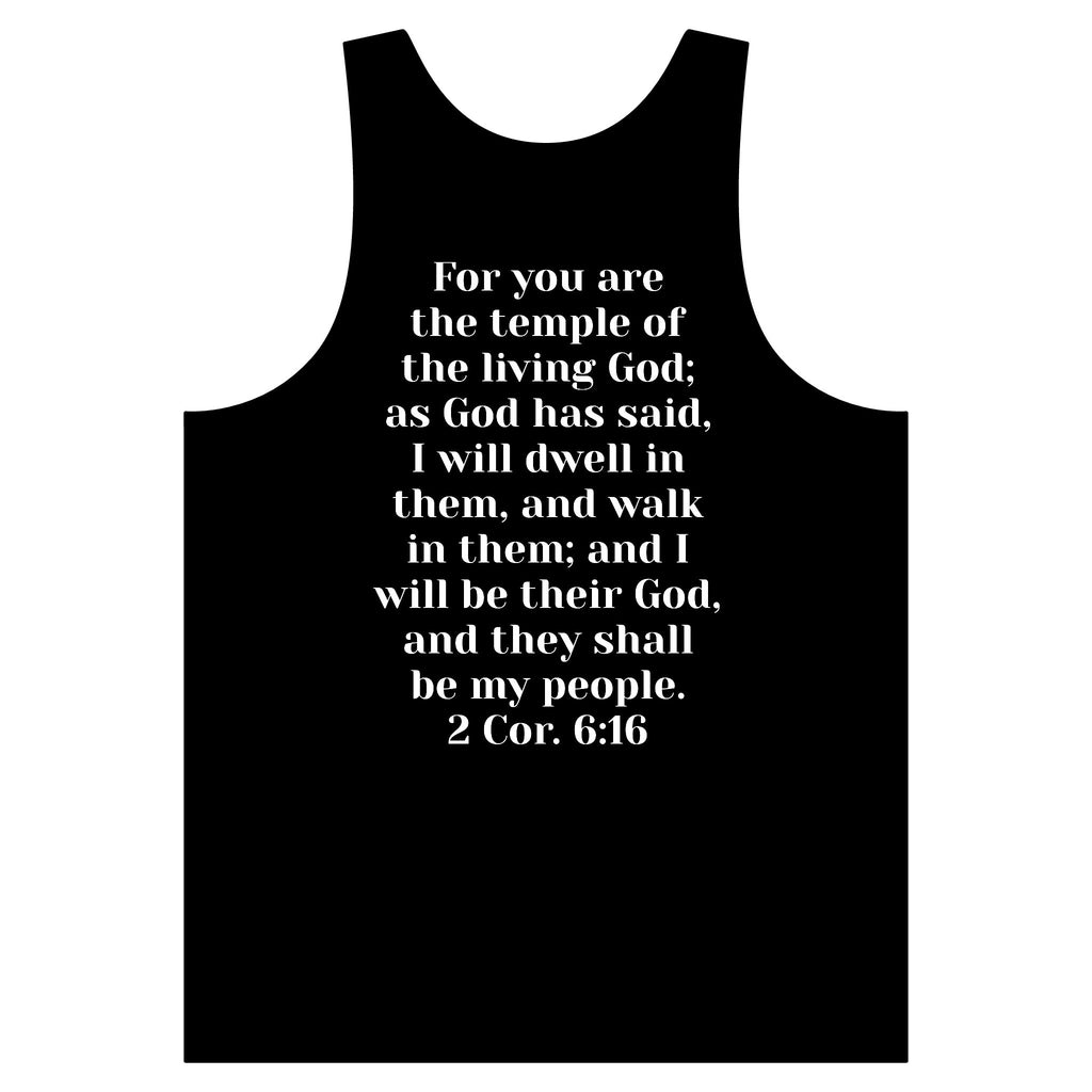 'Then & Now' non-animated — 2 Corinthians 6:16 Faith Graphic Tank Top