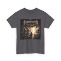 "Light Defeats Darkness" October Holliday Line edition T-Shirt — "Darkness Appeared He Need It Not" Graphic Tee (Ephesians 6:11)