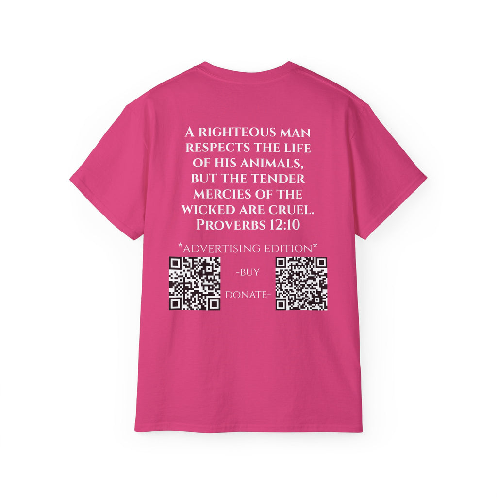 Jesus Follower Cat Lover ad edition T-Shirt — Proverbs 12:10 cat cafe Faith Tee
