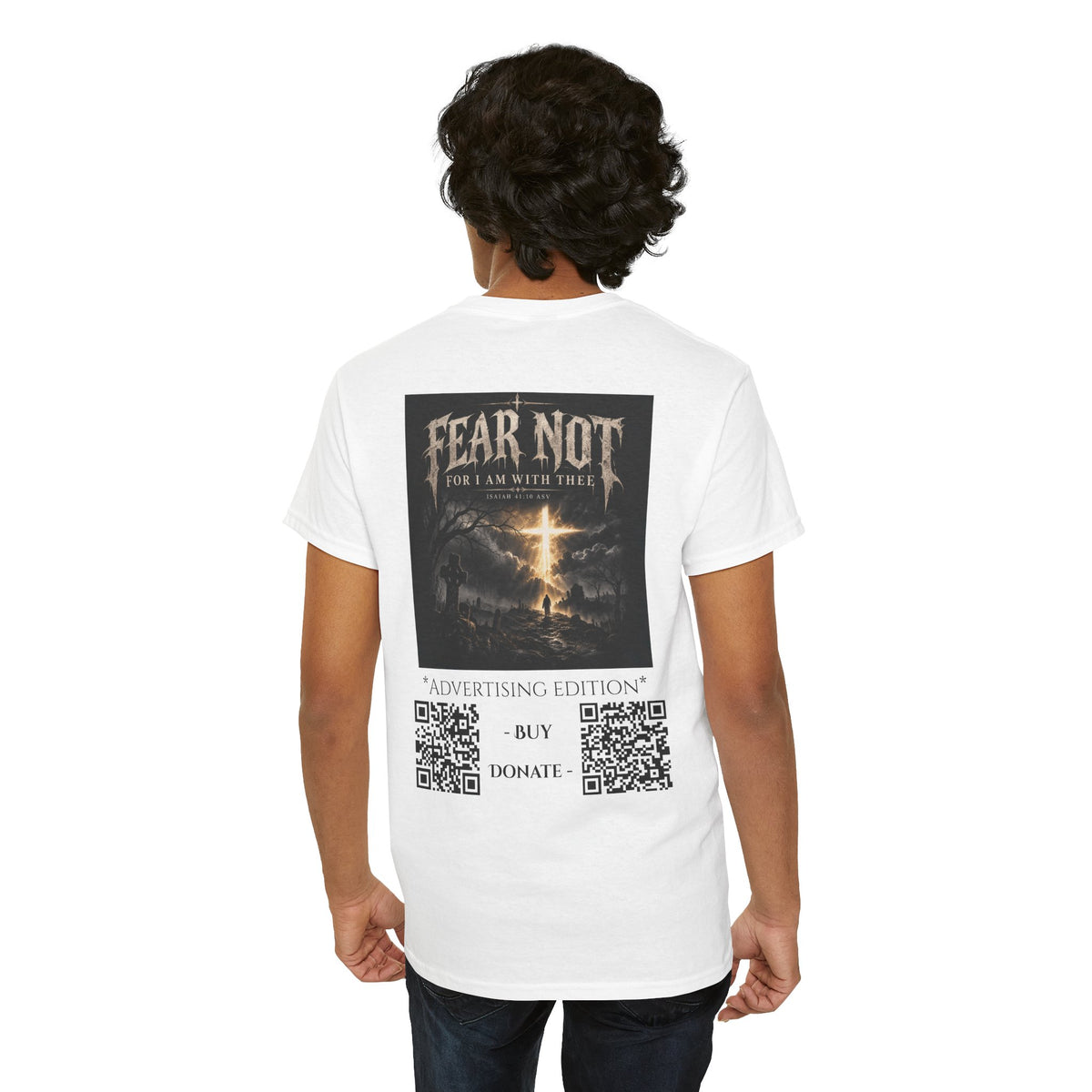 Fear Not Ad Edition Holiday Line October Edition scripture Tee —  Christian Graphic T-Shirt