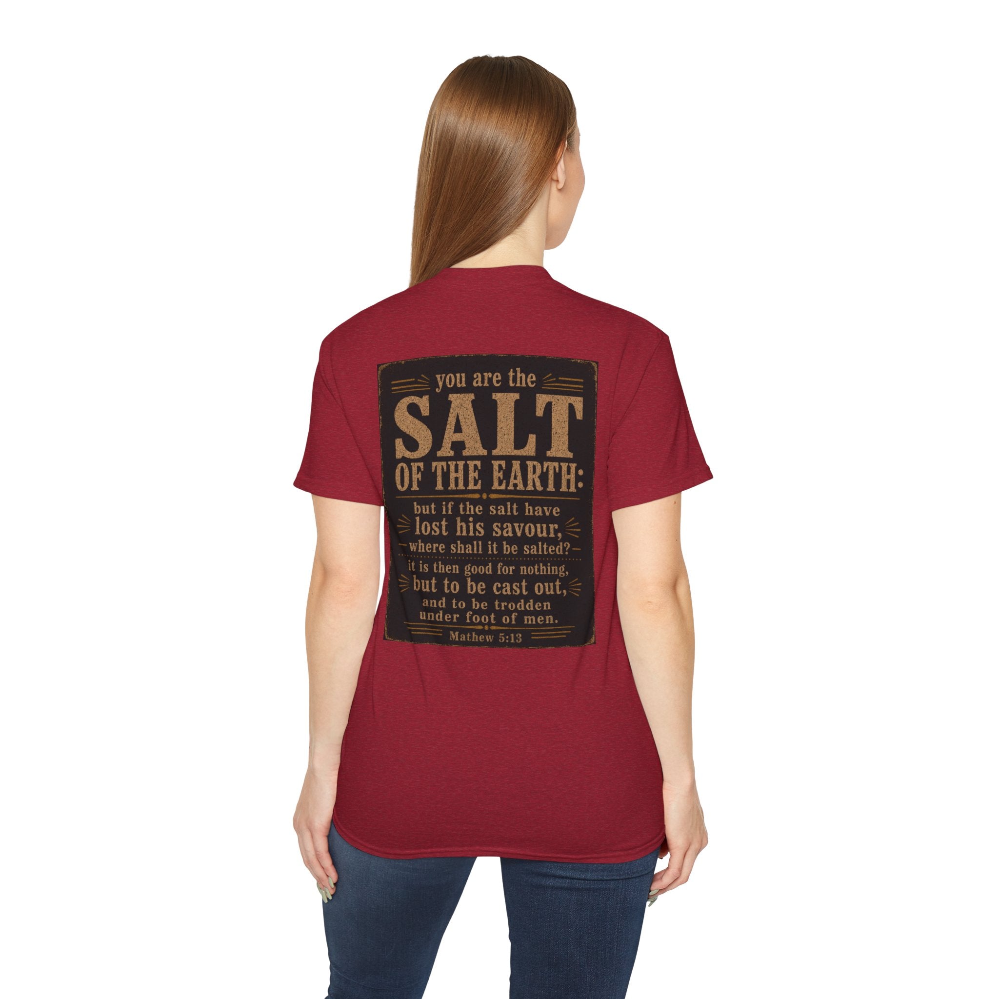 Be Salty T-Shirt — 'You Are the Salt of the Earth' Christian Vintage Tee