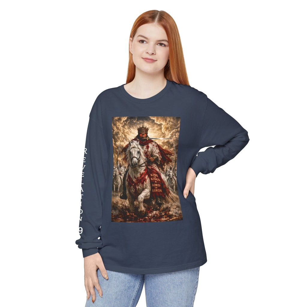 Jesus Is Lord Long Sleeve Tee — Regal Christian Warrior Graphic Shirt