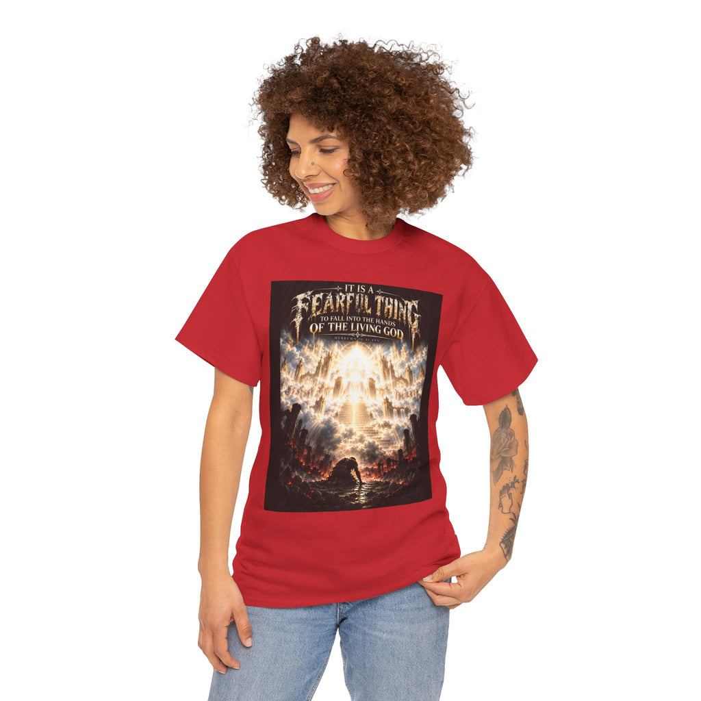 Fear of the Living God T-Shirt – ‘Be Wise Fear Yahweh’ Scripture Tee (Prov 9:10)