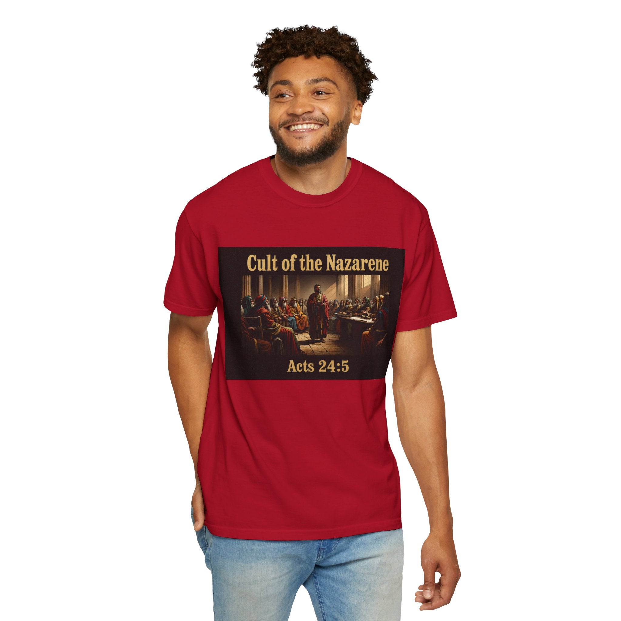 Acts 24:5 Unisex Comfort Dyed T-shirt