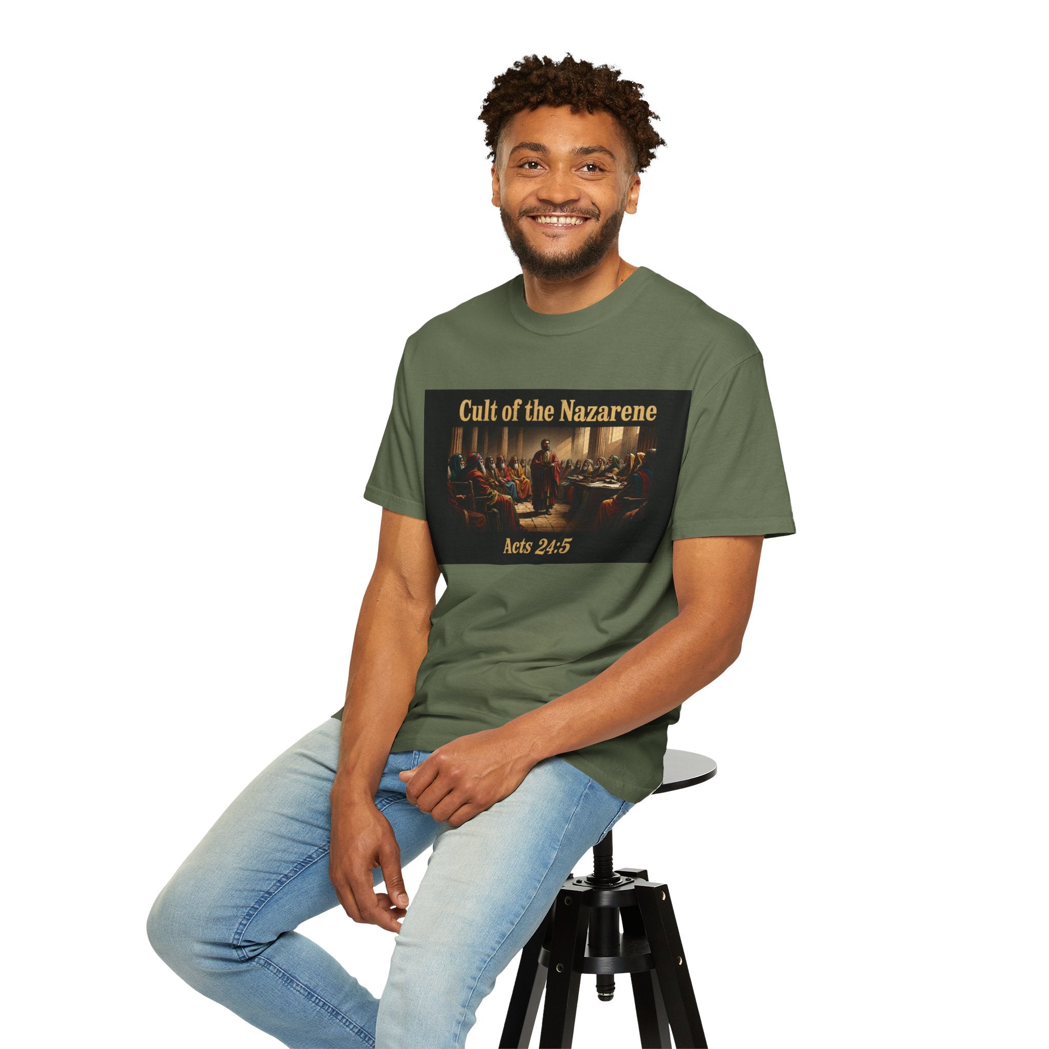 Acts 24:5 Unisex Comfort Dyed T-shirt