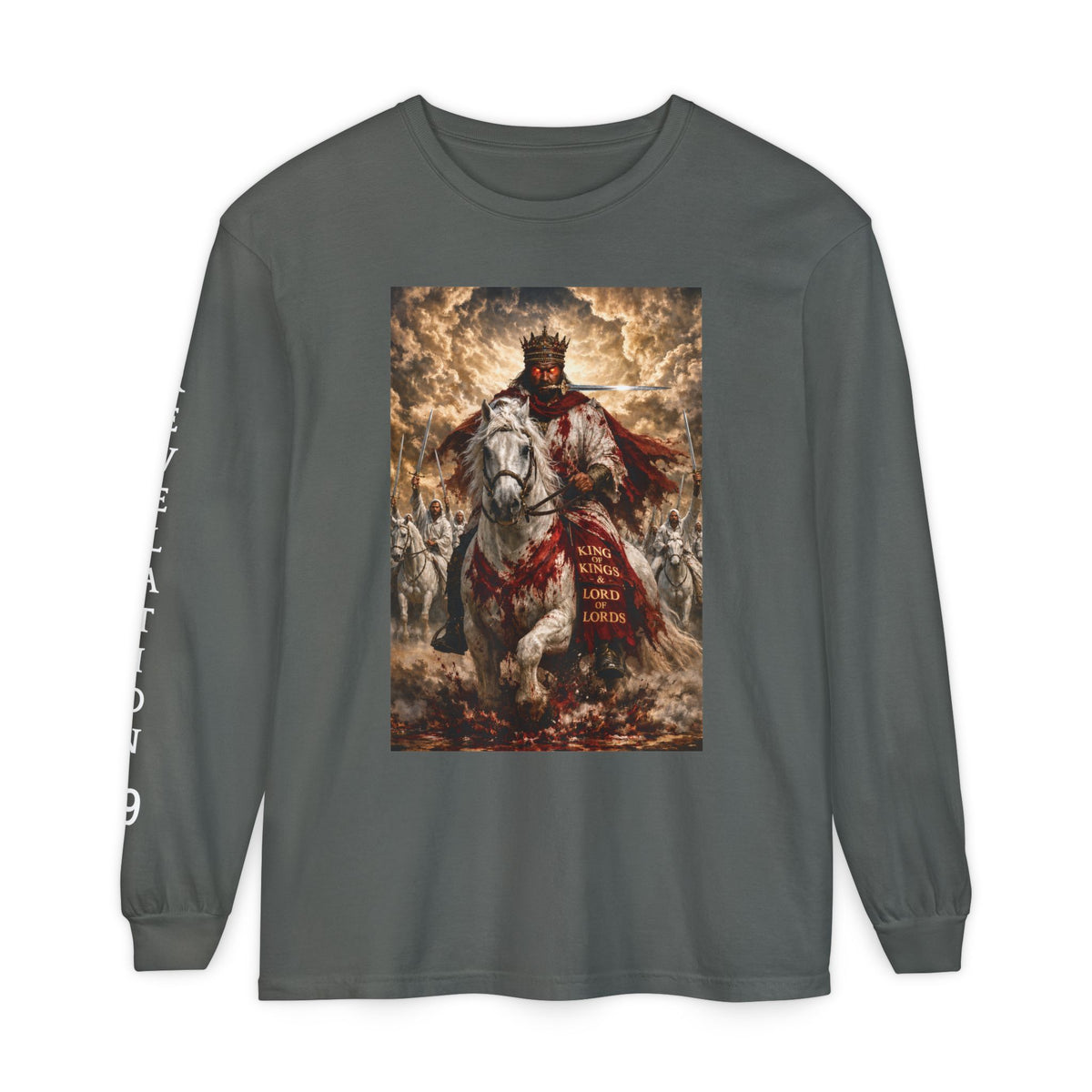 Jesus Is Lord Long Sleeve Tee — Regal Christian Warrior Graphic Shirt