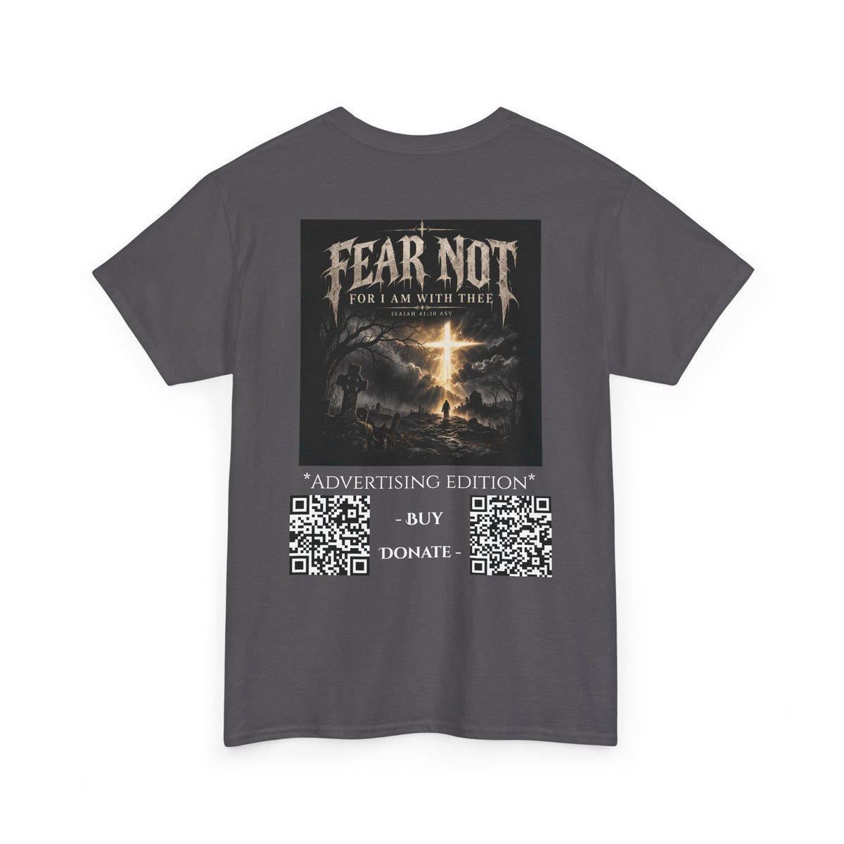 Fear Not Ad Edition Holiday Line October Edition scripture Tee —  Christian Graphic T-Shirt