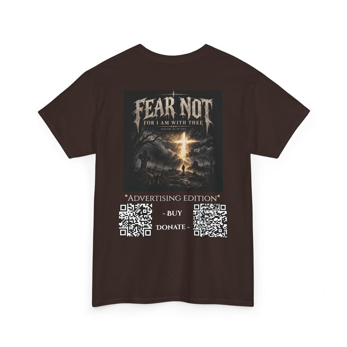 Fear Not Ad Edition Holiday Line October Edition scripture Tee —  Christian Graphic T-Shirt