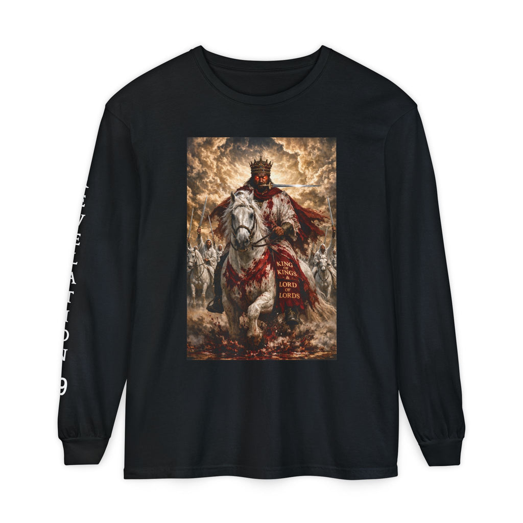 Jesus Is Lord Long Sleeve Tee — Regal Christian Warrior Graphic Shirt