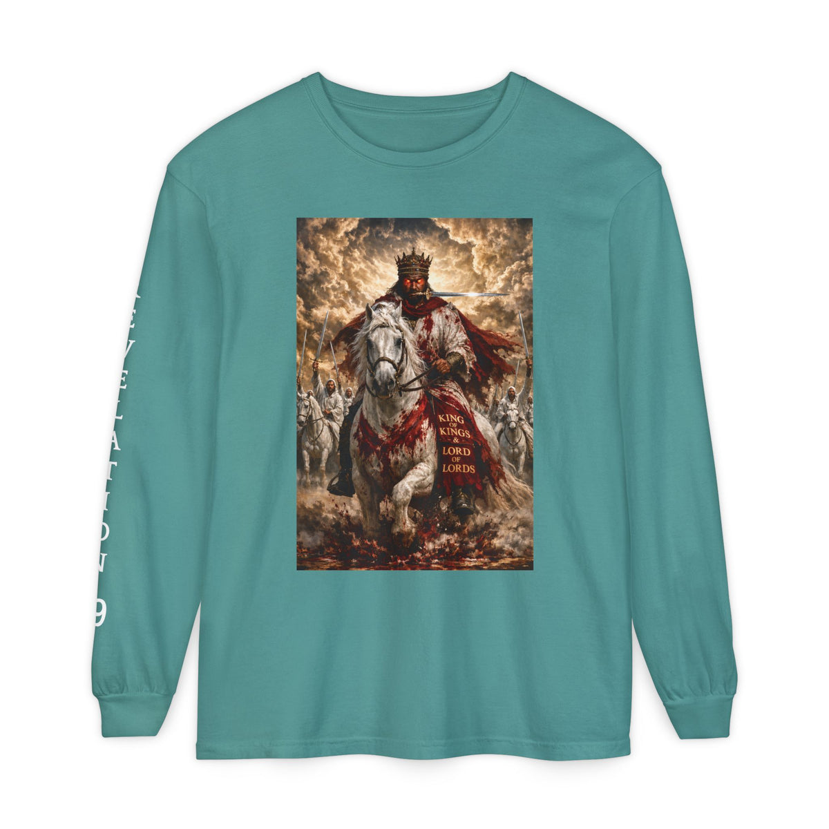 Jesus Is Lord Long Sleeve Tee — Regal Christian Warrior Graphic Shirt
