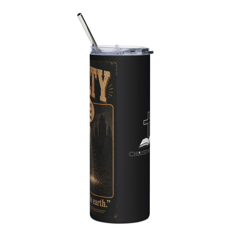 Be Salty Christian Tumbler — 20oz Stainless Steel Inspirational Travel Mug